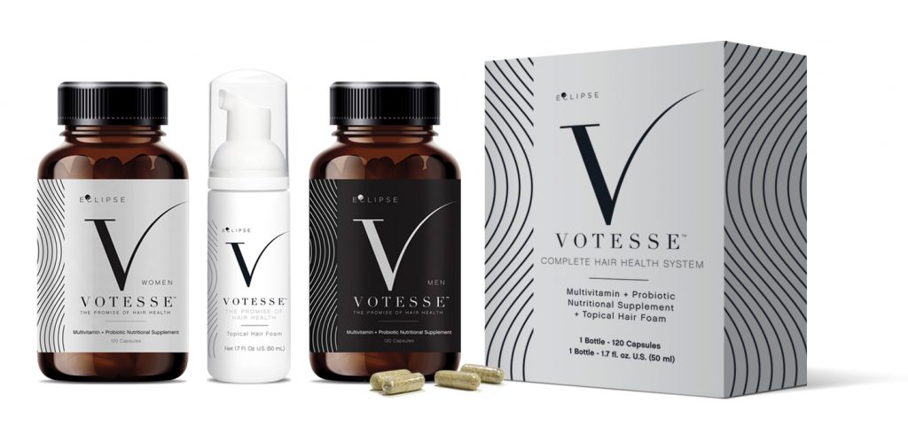 Votesse supplement and topical foam